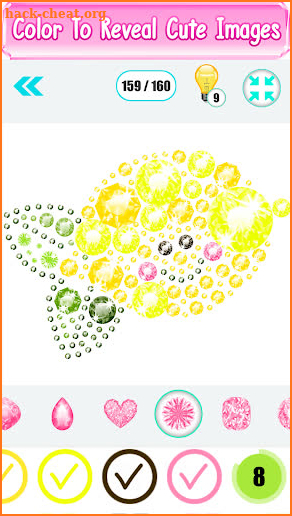 Diamond Art Glitter Color By Number Gems Art Free screenshot
