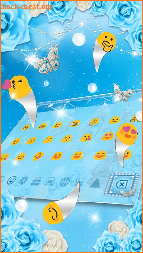 Diamond Butterfly Keyboard screenshot