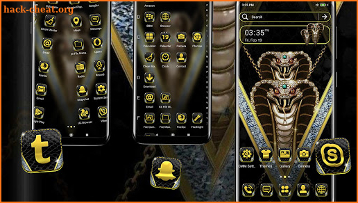 Diamond Cobra Theme screenshot