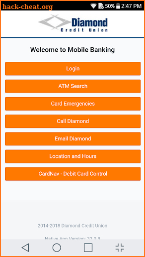 Diamond Credit Union Mobile screenshot