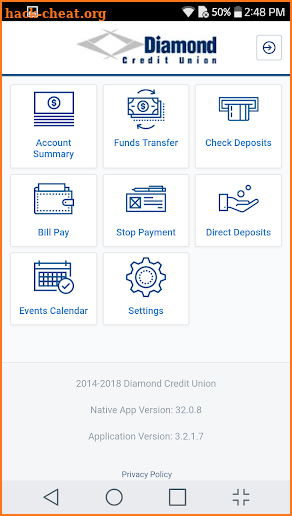 Diamond Credit Union Mobile screenshot