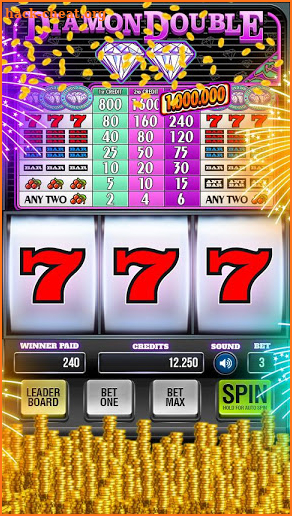 Diamond Double Slots Machine - Free Slots screenshot