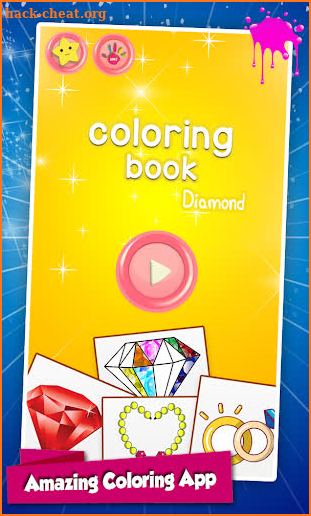 Diamond Glitter Coloring Book For Kids screenshot