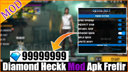 Diamond Heckk Mod Apk Frefir screenshot