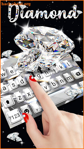 Diamond Live 3D Keyboard Background screenshot