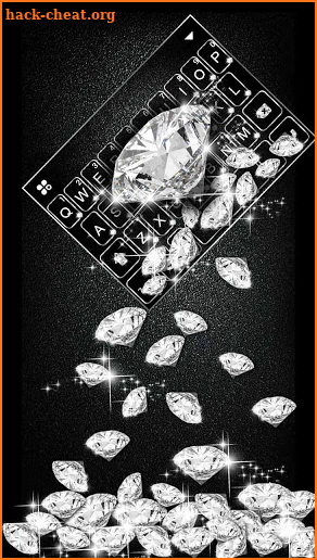 Diamond Live Gravity Keyboard Background screenshot