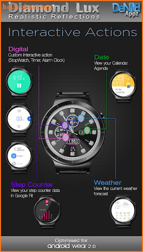 Diamond Lux HD Watch Face Widget & Live Wallpaper screenshot