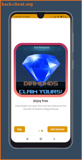 Diamond plus - Redeem Rewards screenshot