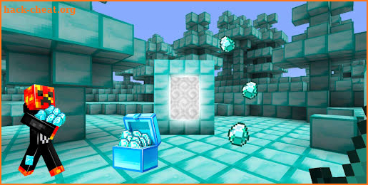 Diamond Portal mod for Minecraft screenshot