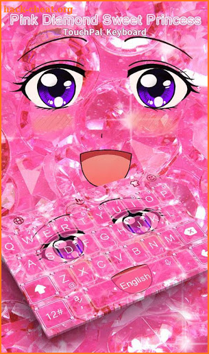 Diamond Princess Keyboard Theme screenshot
