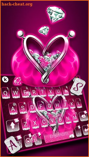 Diamond Purse Keyboard Theme screenshot