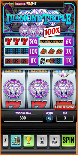 Diamond Triple - Free Slots Machine screenshot