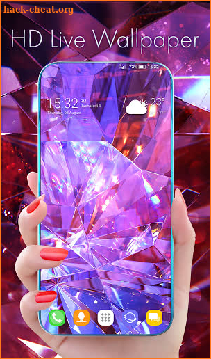 Diamond Wallpaper for Girls and Keyboard screenshot