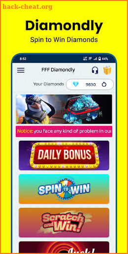 Diamondly - FFF Diamonds Pro screenshot