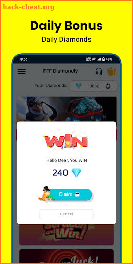 Diamondly - FFF Diamonds Pro screenshot