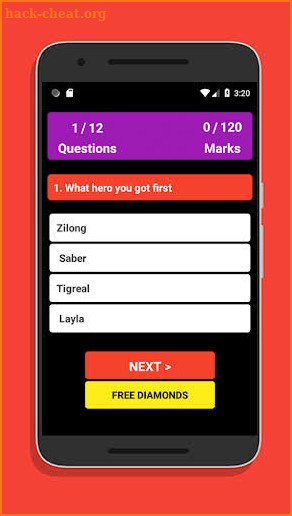 Diamonds For Mobil Legend - QUIZ screenshot