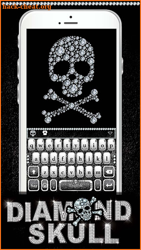Diamondskull Keyboard Theme screenshot