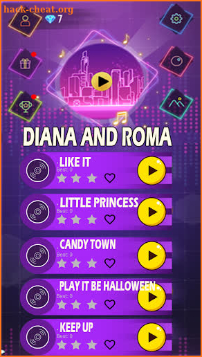 Diana and Roma Piano Tiles screenshot