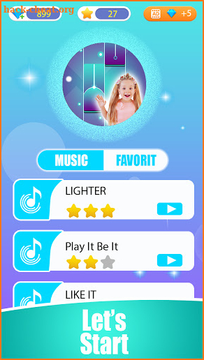 Diana and Roma Piano Tiles Game screenshot