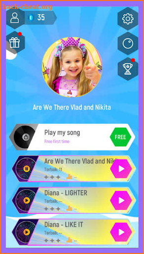 Diana And Roma Songs Tiles Hop Games screenshot