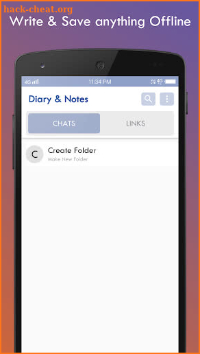 Diary & Notes screenshot
