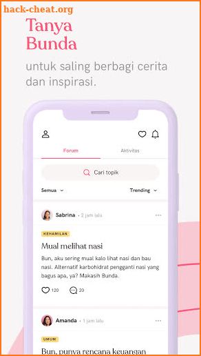 Diary Bunda Aplikasi Kehamilan screenshot