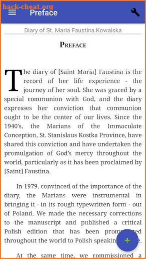 Diary of St. Maria Faustina Kowalska with audio screenshot