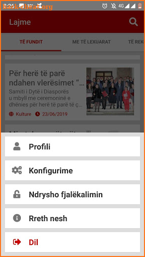 Diaspora Shqiptare screenshot