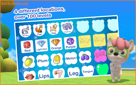 Dibidogs Learning English Memory Game screenshot