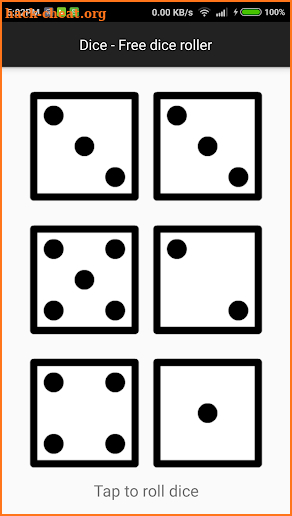 Dice - A free dice roller screenshot