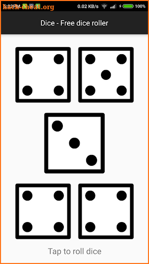Dice - A free dice roller screenshot