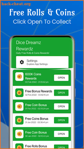 Dice Dreamz Rewardz screenshot