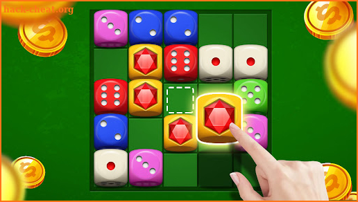 Dice-Merge puzzle screenshot