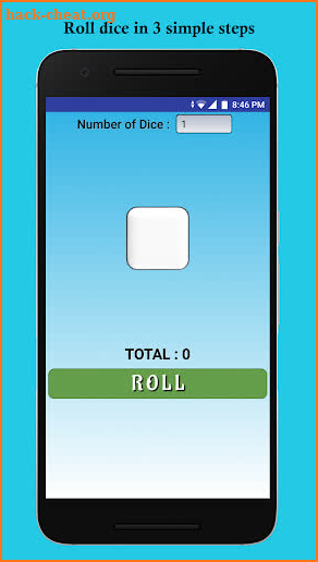 Dice Roller : Six-sided dice at your fingertips screenshot
