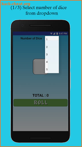 Dice Roller : Six-sided dice at your fingertips screenshot