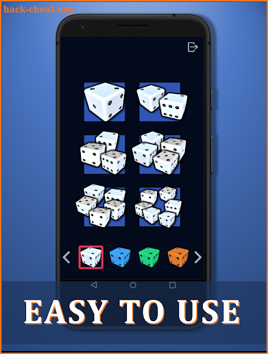 Dice rolling - 3D dice roller screenshot