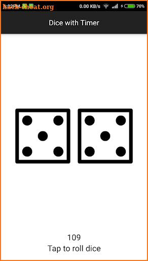 Dice with Timer - Free dice roller screenshot