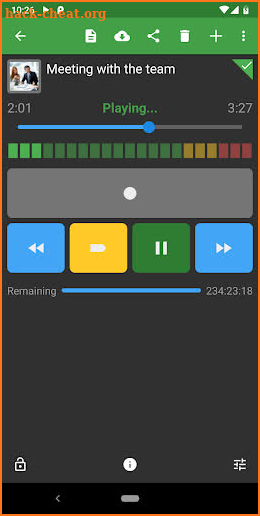 Dictadroid - Voice Recorder screenshot