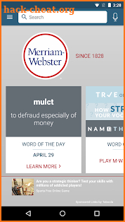 Dictionary - Merriam-Webster screenshot