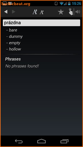 Dictionary Slovak English screenshot