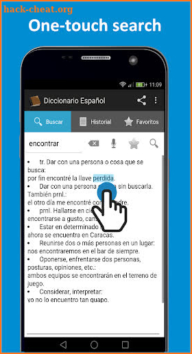 Dictionary Spanish screenshot