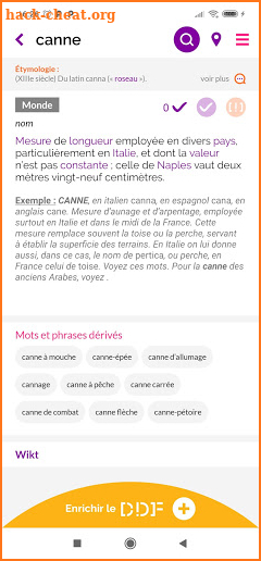 Dictionnaire des francophones screenshot