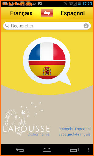 Dictionnaire espagnol-français screenshot