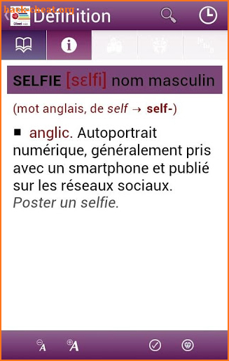 Dictionnaire Le Robert Mobile screenshot