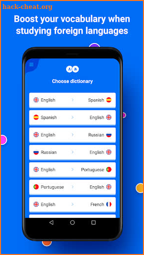 Dictomer. English Words Vocabulary Trainer Quiz screenshot