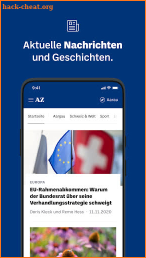 Die Aargauer Zeitung News App screenshot
