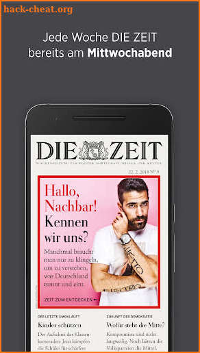 DIE ZEIT screenshot