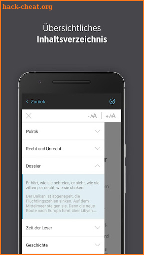 DIE ZEIT E-Paper App screenshot