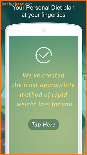 Diet For You - Your personal weight loss plan screenshot