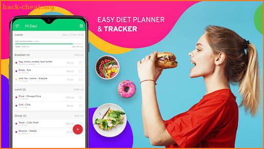 Diet Tracker, Plan to weight loss, Calorie Control screenshot
